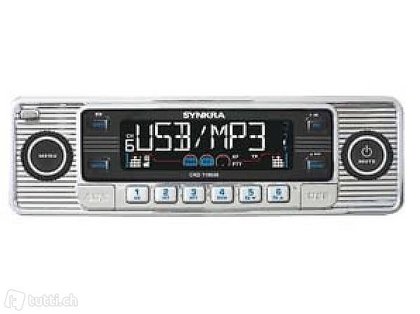  CRD 119000 Retro Design Radio silber/CD Mp3 / USB / AuxIn/S