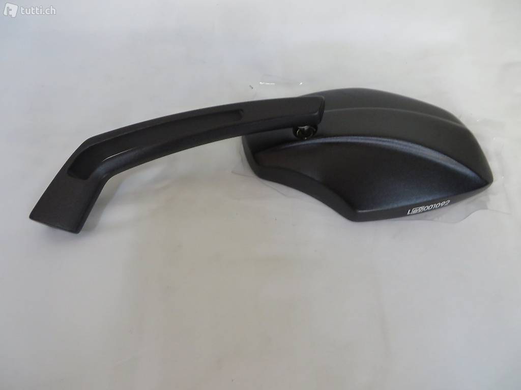  Motorrad Rückspiegel schwarz gross