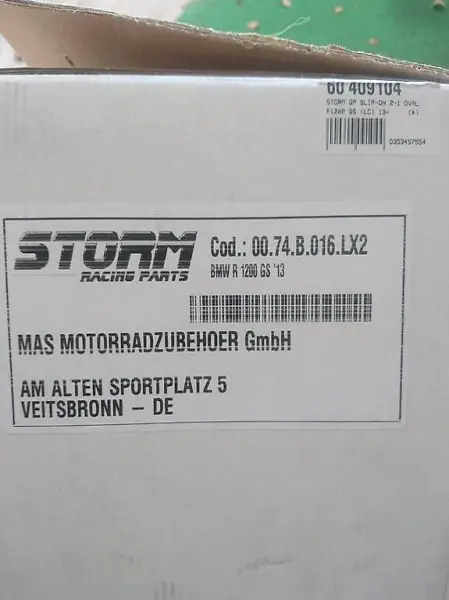Sportauspuff Storm BMW R 1200 GS