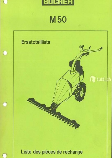 Ersatzteilliste (PDF) Bucher M 50