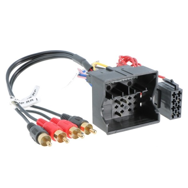 Vollaktivsystemadapter Audi, Seat, ab 2008-> auf 4 x RCA