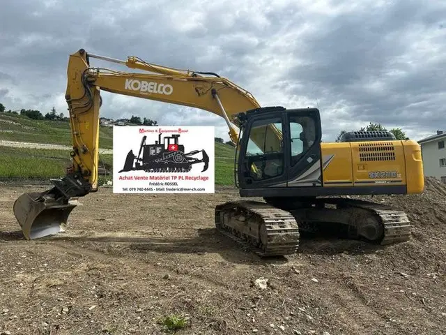 Pelle Sur Chenilles KOBELCO SK210LC-11, Bagger