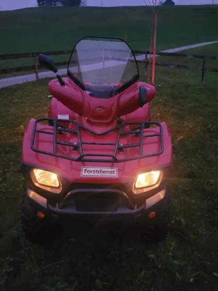 Quad ATV Kawasaki KVF 650 mit Raupen 2007