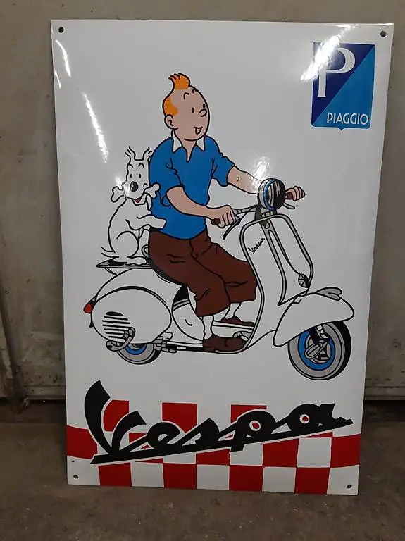 Vespa Emailschild