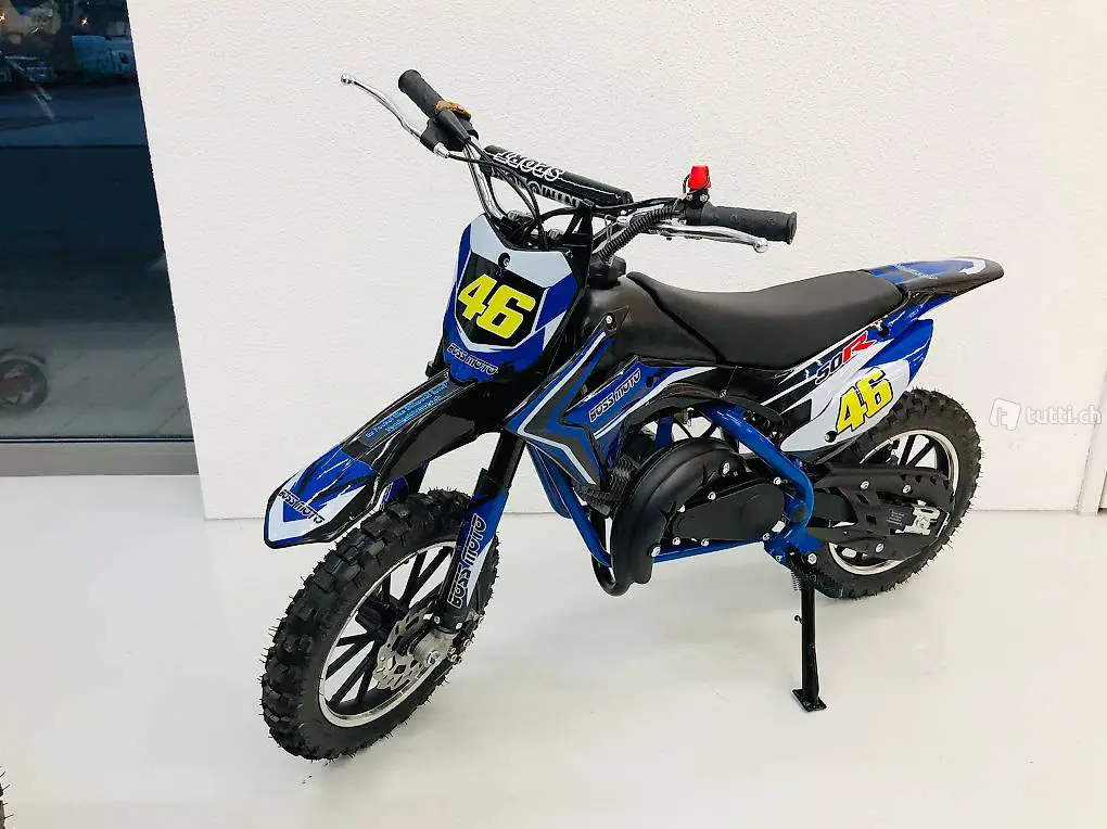  Kinder Pocket Bike, Motocross Töff, Benzin, 49ccm