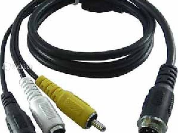  4PIN - Cinch M + DC Adapter für Fremdmonitore