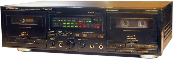 CT-W630R Doppel Cassetten Tape Deck Top