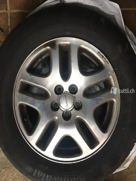 Subaru Impreza WRX Originale Alufelgen Poliert gute Profil