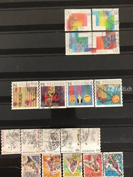 Francobolli CH(serie complete)