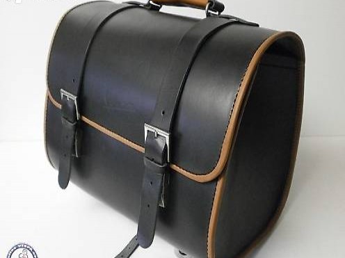  Ledertasche Vespa sschwarz Original
