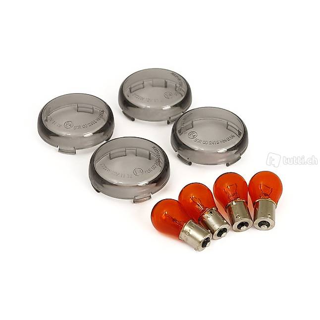  Harley Davidson Blinker Glas Kit getönt mit e- Prüfzeichen
