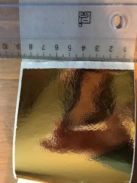 Blattgold 100 Stk Folien 9 x 9 cm ca 60 Gramm Gold