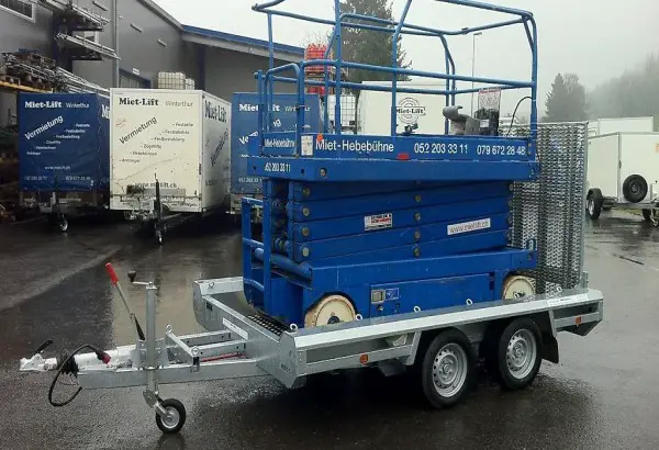 Minibaggeranhänger, 3x1,5m, Baggeranhänger Hulco Terrax