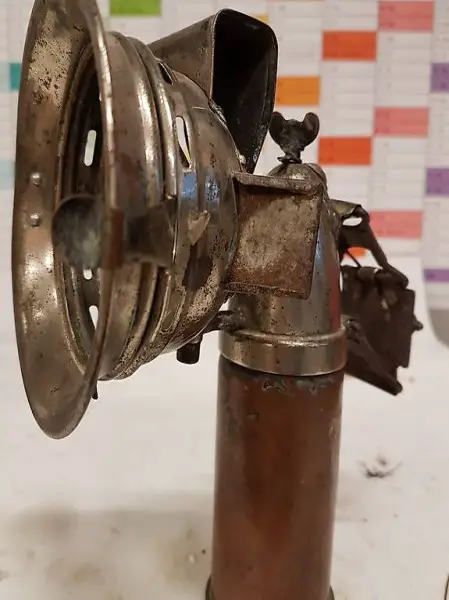 Karbid Fahrrad Lampe CICCA antik