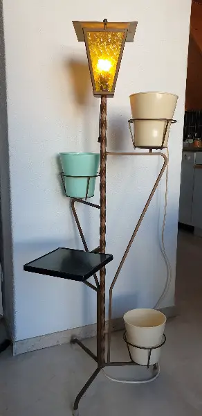 Originale seltene fifties Ständer-Lampe