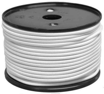 Blachenseil Blachenschnur Gummiseil Expanderseil weiss 8mm