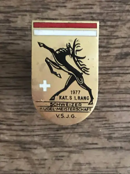 Schweizer Kugel-Meisterschaft 1977 1. Rang