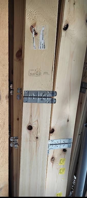 Palettenrahmen Faltrahmen Astlöcher Natur