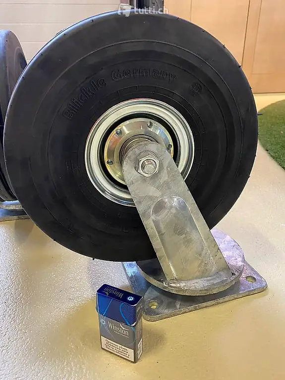 4 schwerlast räder 38 cm hoch 1500 kg belastbar