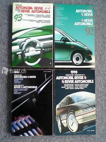 Automobil-Revue Jahreskatalogsammlung