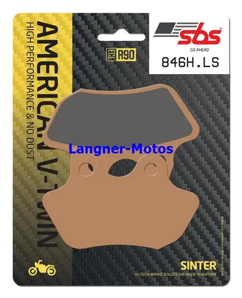 sinter bremsbelag sbs 846 h.ls harley davidson