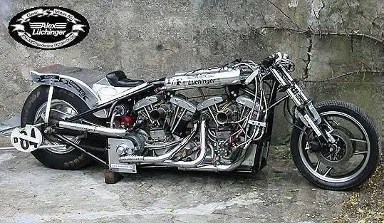 HARLEY-DAVIDSON Twin Engine Top Fuel Dragster