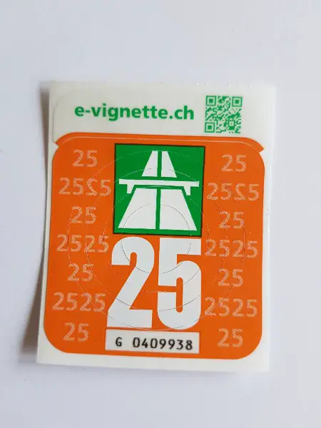 Autobahnvignette Vignette 2025