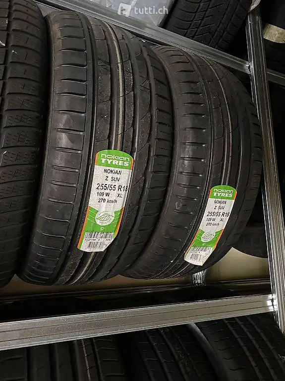 2 neue Pneus: Nokian 225.55.R 18.- 109 w