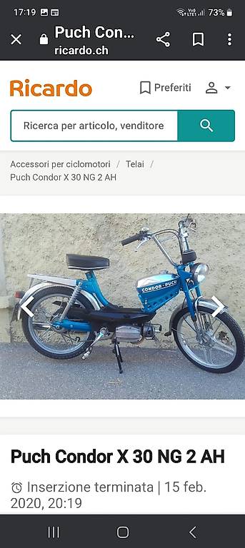 Ciclomotore puch condor x30