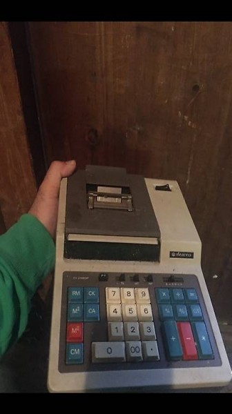 Kasse Sanoy Vintage von 1978