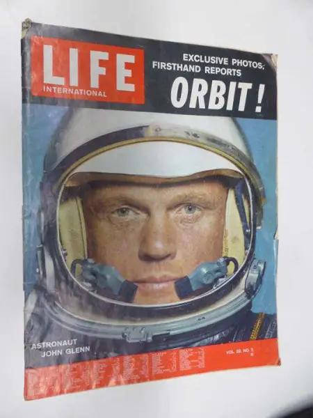 Life international exclusive reports ORBIT John Glenn Heft