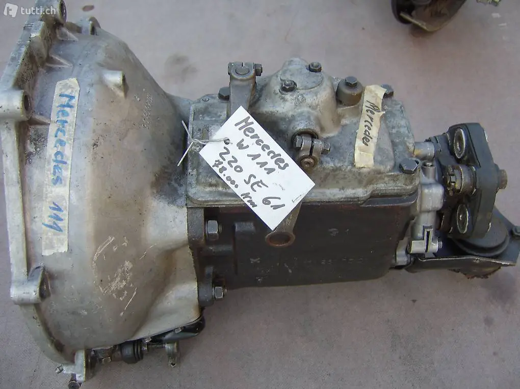 Oldtimer Mercedes Schalt- Getriebe W111 220SE Bj.1961