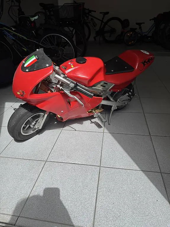 rotes pocketbike preis vhb