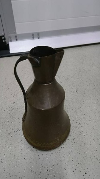 Kupferkanne Kanne Kupfer Dekor Krug Wassertrog