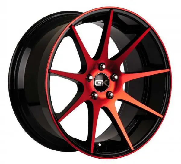 Jantes GK 509 BG/RA, avec homologation et accessoire