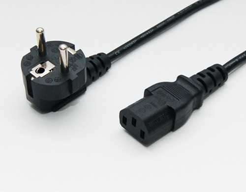 Deutsches Schuko Stromkabel für Computer, Fernseher Monitor