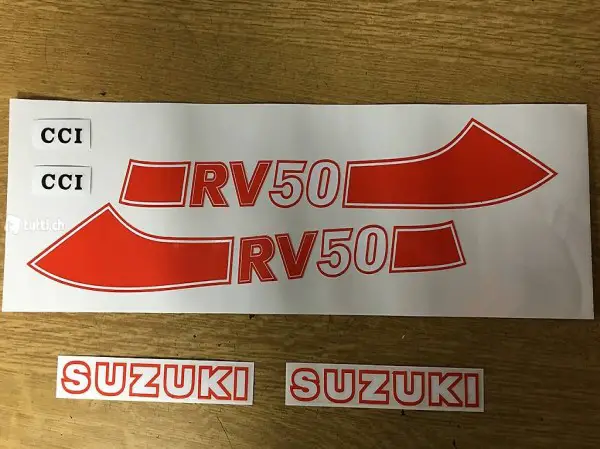 SUZUKI RV 50 Klebsatz